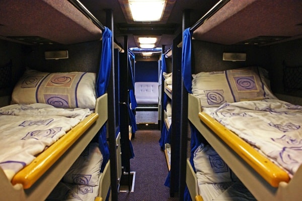 sleeper bus rental