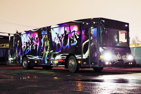 luxury party bus